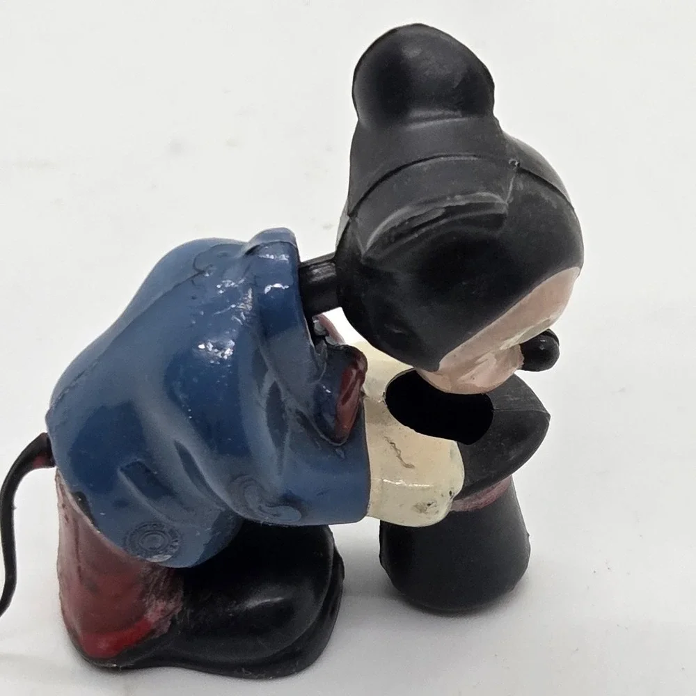 Vtg 1960s Marx Disney Mickey Mouse Nodder Bobble Head Magician Top Hat Hong Kong